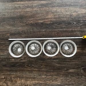 ❤️ 4 Small Crystal Dishes❤️